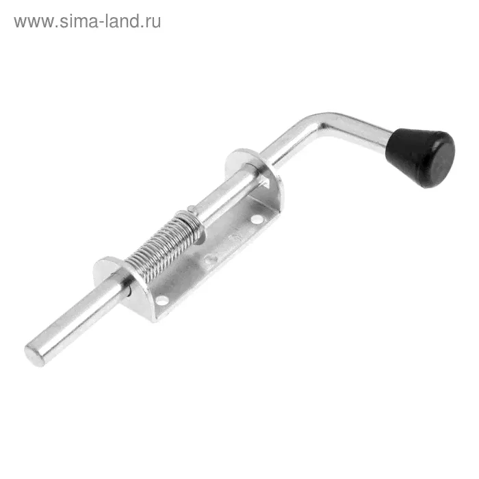 Задвижка дверная ТУНДРА ЗД-10, покрытие цинк, 1 шт.-0