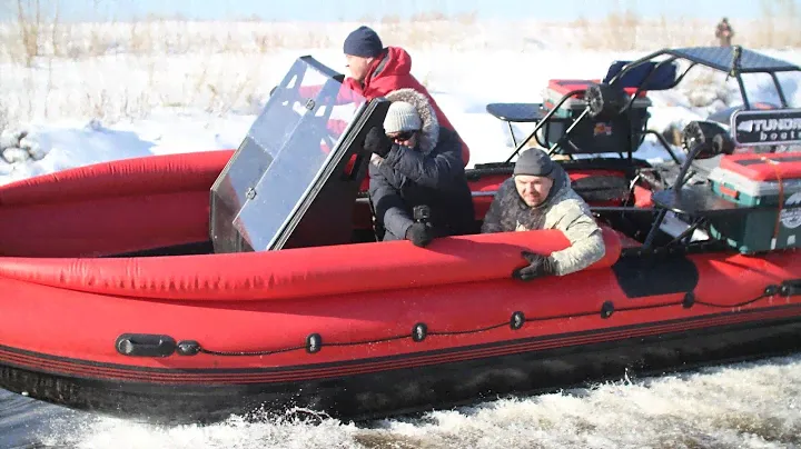 ИСПЫТАНИЕ 4 МЕТРОВОЙ ПНД ЛОДКИ. СЛОМАЛИ ЛОДКУ.ЛОДКИ ОТ Tundra Boats