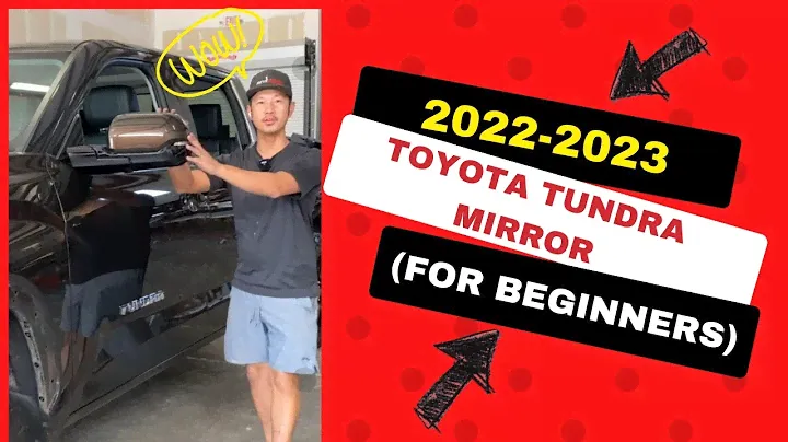 EASIEST 2022-2023 Toyota Tundra Side View Mirror Install and Removal