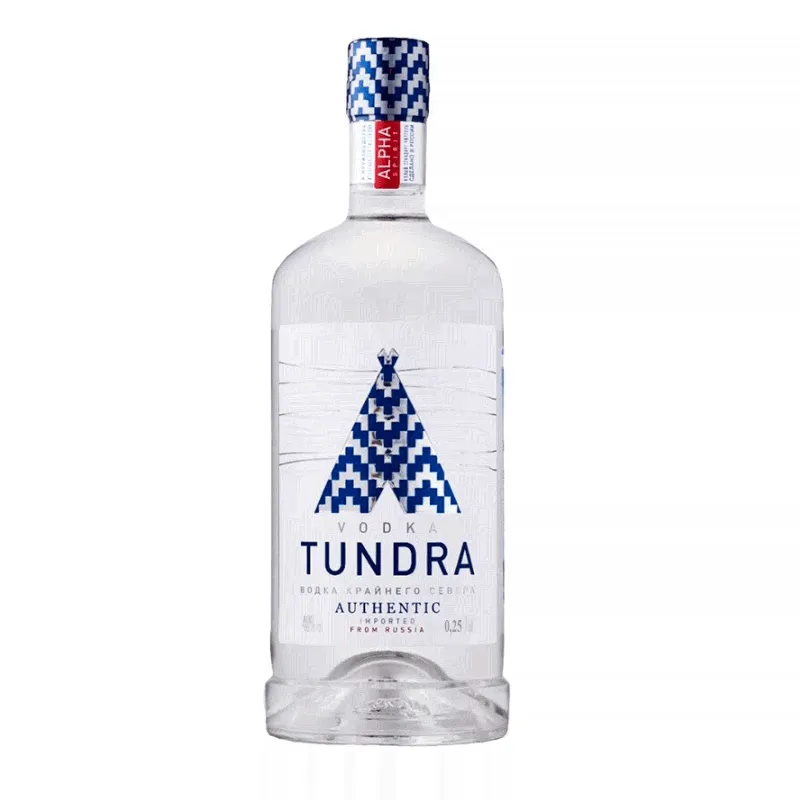 Водка "ТУНДРА" Authentic ВОДКА КРАЙНЕГО СЕВЕРА 0,25л 40%