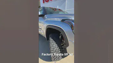 Factory Toyota Tundra Lift Kit