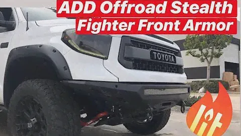 2018 Tundra with ADD Offroad Stealth Fighter Bumper & Prior Year TRD Pro Grille