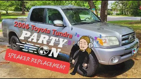 Установка динамиков Toyota Tundra 2006 года выпуска