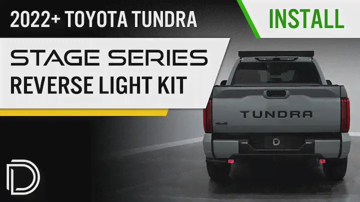 BRIGHT Backup Lights! Reverse Light Kit for 2022-2023 Toyota Tundra | Diode Dynamics