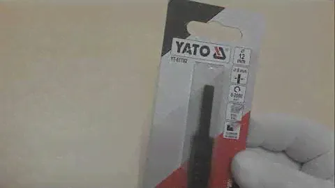 Бур - сверло по металлу YATO (YT 61702). Шарошка  цилиндрическая! Drill - drill for metal YATO.