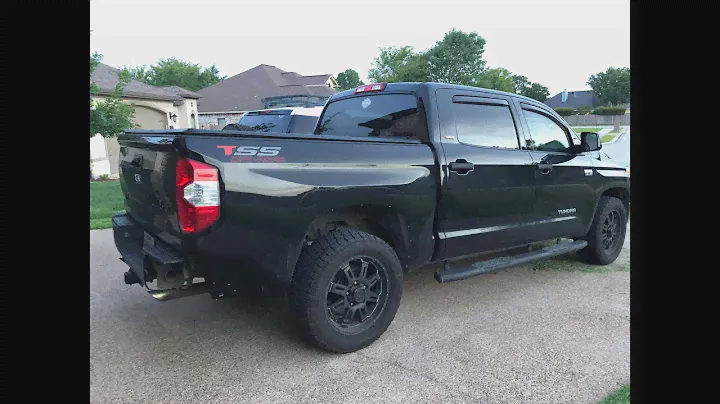 2015 Toyota Tundra Bumper Replacement & Exhaust Tip Painting