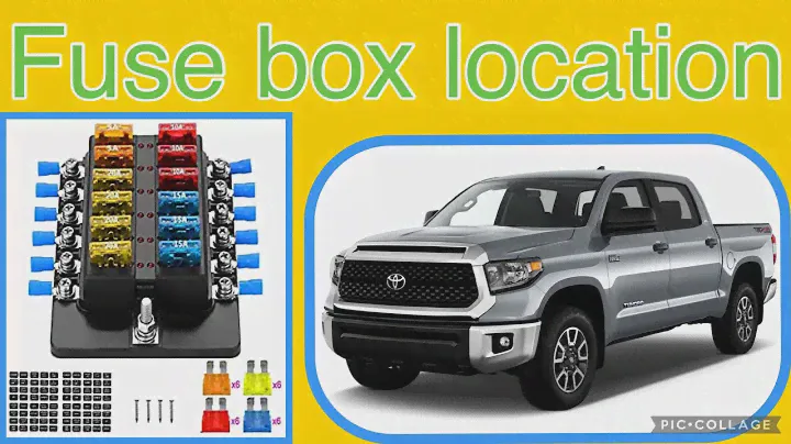 The fuse box location on a 2007-2021 Toyota Tundra