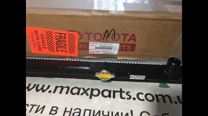 164000S010 16400-0S010 Оригинальный новый основной радиатор двигателя Toyota 5,7 Tundra Sequoia