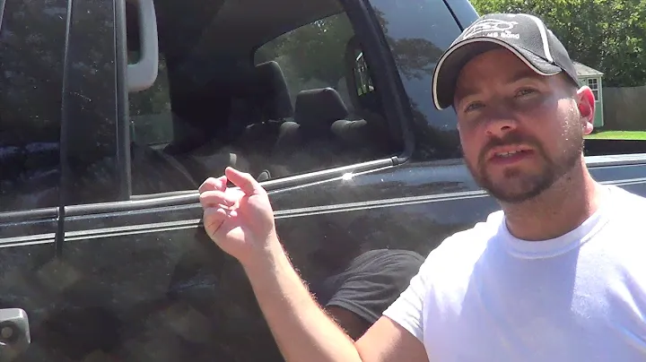 How To Replace 2011 Toyota Tundra Belt Molding Window Weatherstrip