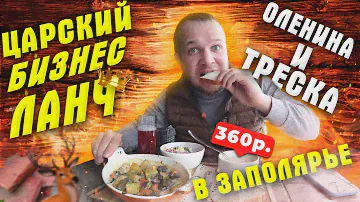 Царский Бизнес-Ланч за 360 рублей с Олениной и Треской в Арктике