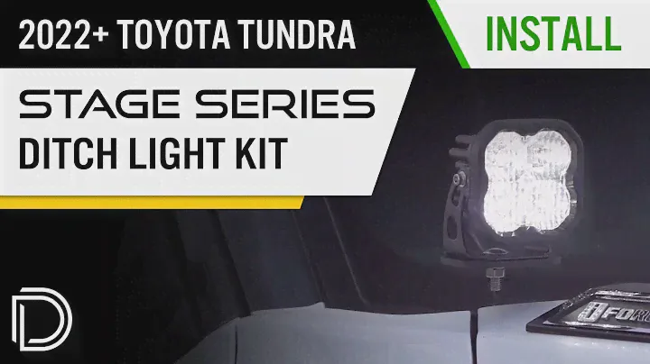 The Best Ditch Lights For Your 2022-2023 Toyota Tundra | Diode Dynamics
