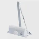 Доводчик дверной ТУНДРА D80WW, от 45-70 кг, белый