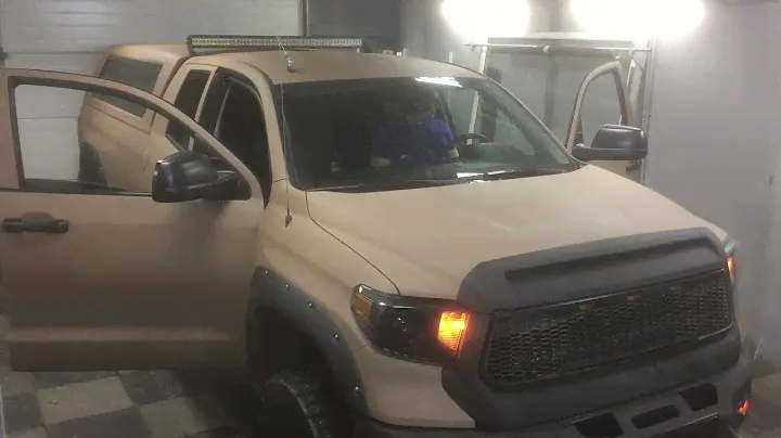 Автоматическая тонировка 2 стекла Toyota Tundra от ATE