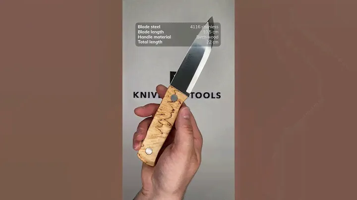 Marttiini Tundra 352010 CB Natural Curly Birch, outdoor knife